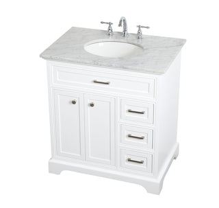 Americana Single Bathroom Vanity in white