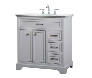 Americana Single Bathroom Vanity in grey