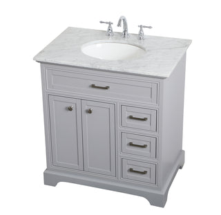 Americana Single Bathroom Vanity in grey