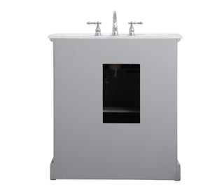 Americana Single Bathroom Vanity in grey