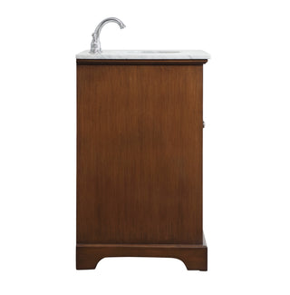 Americana Single Bathroom Vanity in Teak