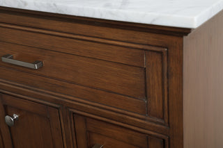 Americana Single Bathroom Vanity in Teak
