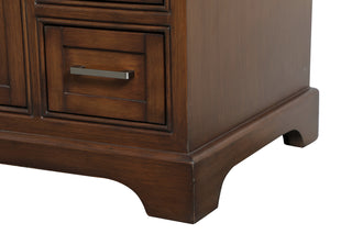 Americana Single Bathroom Vanity in Teak