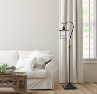Silverton One Light Floor Lamp in Dark Bronze