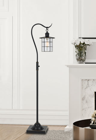 Silverton One Light Floor Lamp in Dark Bronze