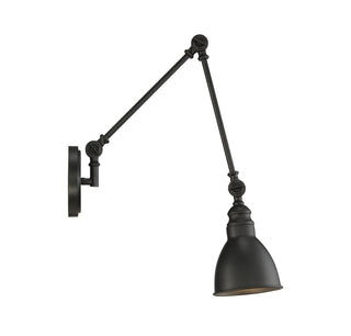 Dakota One Light Wall Sconce in Matte Black