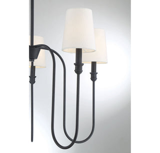 Mchan Five Light Chandelier in Aged Iron