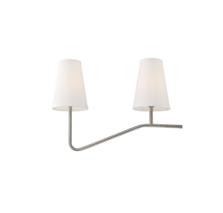 Mchan Four Light Linear Chandelier in Brushed Nickel