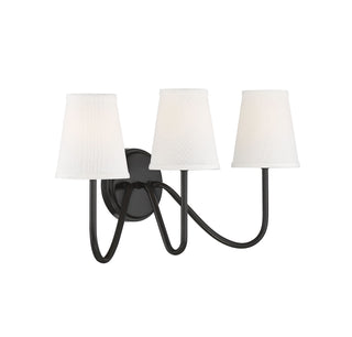 Mscon Three Light Wall Sconce in Oil Rubbed Bronze