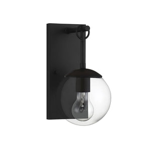 Moutd One Light Outdoor Wall Lantern in Matte Black