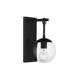 Moutd One Light Outdoor Wall Lantern in Matte Black