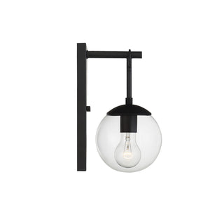 Moutd One Light Outdoor Wall Lantern in Matte Black