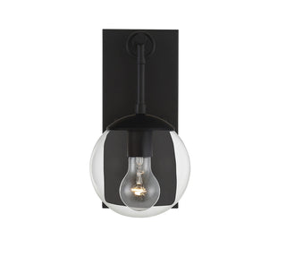 Moutd One Light Outdoor Wall Lantern in Matte Black