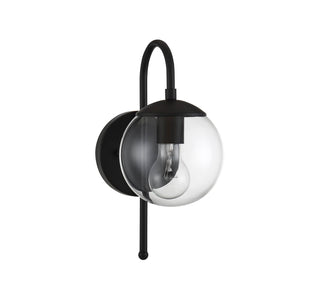 Moutd One Light Outdoor Wall Lantern in Matte Black