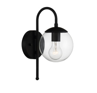 Moutd One Light Outdoor Wall Lantern in Matte Black
