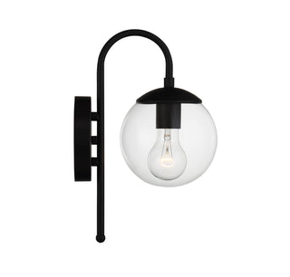 Moutd One Light Outdoor Wall Lantern in Matte Black