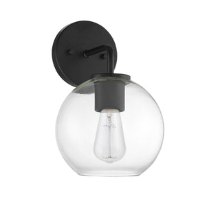 Moutd One Light Outdoor Wall Lantern in Matte Black