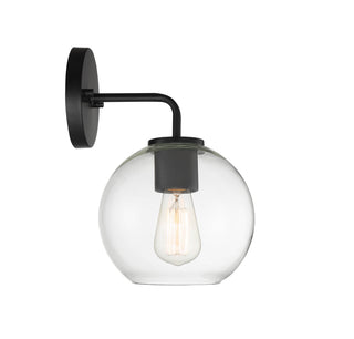 Moutd One Light Outdoor Wall Lantern in Matte Black