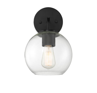 Moutd One Light Outdoor Wall Lantern in Matte Black