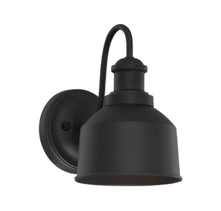 Moutd One Light Outdoor Wall Lantern in Matte Black