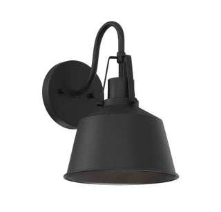 Moutd One Light Outdoor Wall Lantern in Matte Black