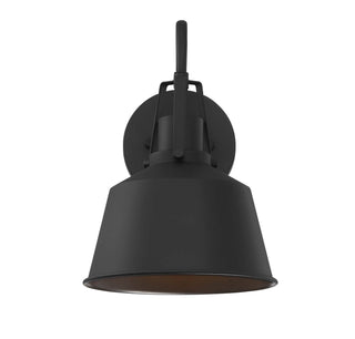 Moutd One Light Outdoor Wall Lantern in Matte Black