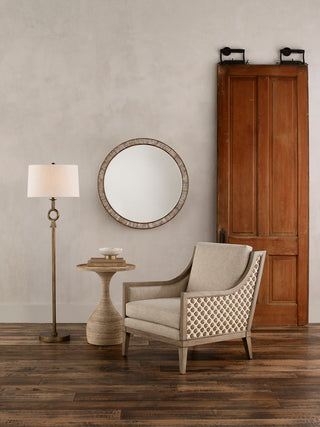 Hyson Mirror in Natural/Beige