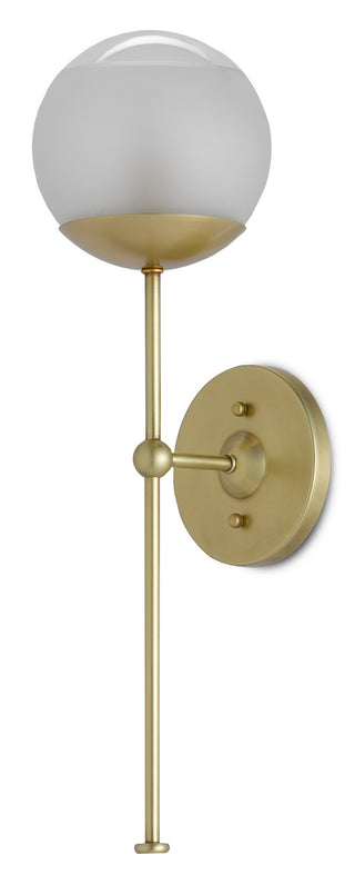 Montview One Light Wall Sconce in Brushed Brass