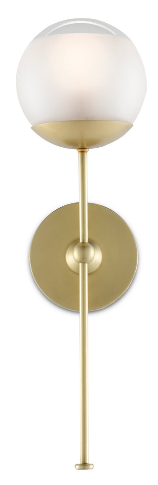 Montview One Light Wall Sconce in Brushed Brass