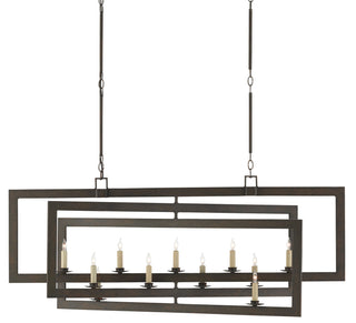 Middleton 11 Light Chandelier in Bronze Gold