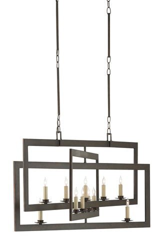 Middleton 11 Light Chandelier in Bronze Gold