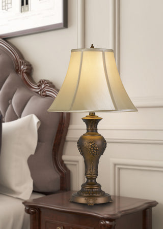 Cavan One Light Table Lamp in Antique Brass