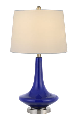 Kleve Two Light Table Lamp in Royal Blue