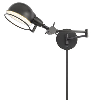 Linthal One Light Swing Arm Wall Lamp in Dark Bronze
