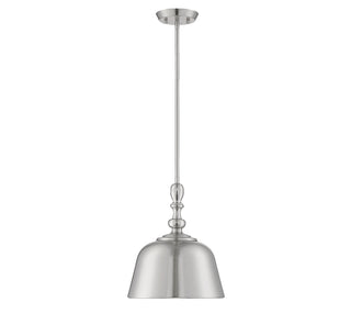Berg One Light Pendant in Satin Nickel