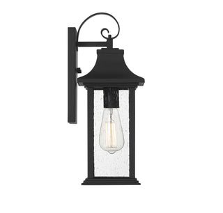Hancock One Light Wall Sconce in Matte Black