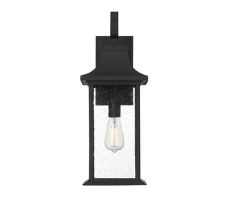 Hancock One Light Wall Sconce in Matte Black