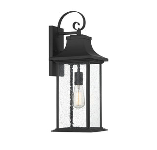 Hancock One Light Wall Sconce in Matte Black