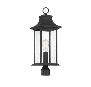 Hancock One Light Post Lantern in Matte Black