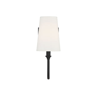 Cameron One Light Wall Sconce in Matte Black