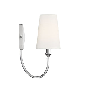 Cameron One Light Wall Sconce in Polished Nickel