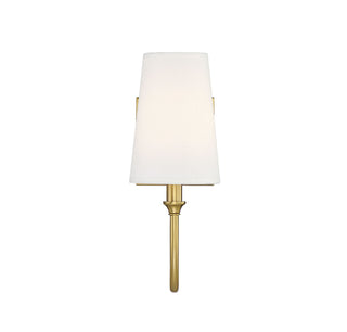 Cameron One Light Wall Sconce in Warm Brass