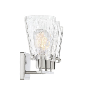 Vaughan Three Light Bath Bar in Satin Nickel