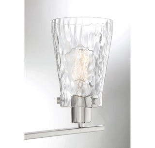 Vaughan Three Light Bath Bar in Satin Nickel