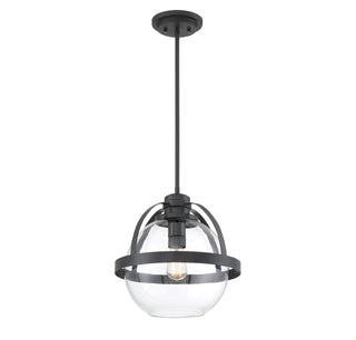 Pendleton One Light Pendant in Matte Black