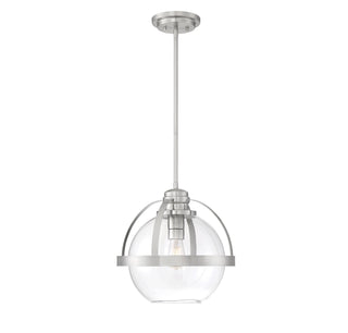 Pendleton One Light Pendant in Satin Nickel