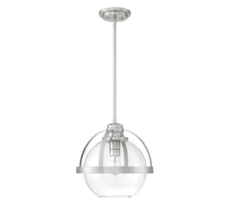 Pendleton One Light Pendant in Satin Nickel