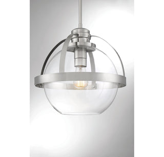 Pendleton One Light Pendant in Satin Nickel