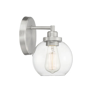 Carson One Light Bath in Satin Nickel