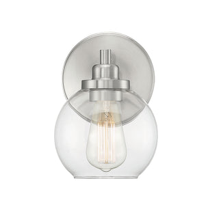Carson One Light Bath in Satin Nickel
